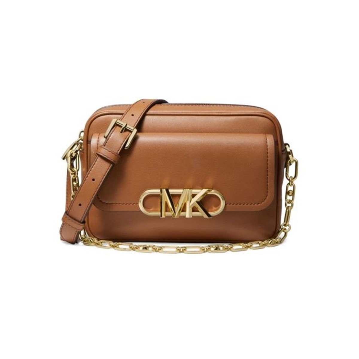 Michael Kors Parker Medium Chain Swag Camera Crossbody Luggage One