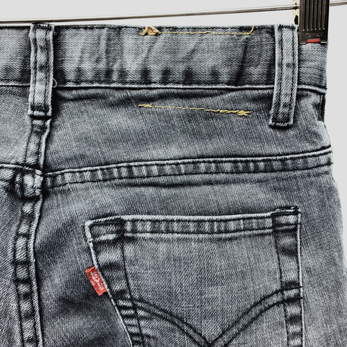 Levi's 511 Boys 10 Regular Slim Fit Gray Jeans Medium Wash Kids Play W25"xL24" - Picture 3 of 13