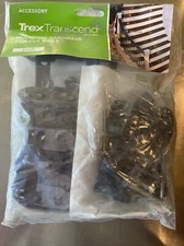 Trex Transcend railing Mounting Hardware For cut Rails - Fire Pit Stair