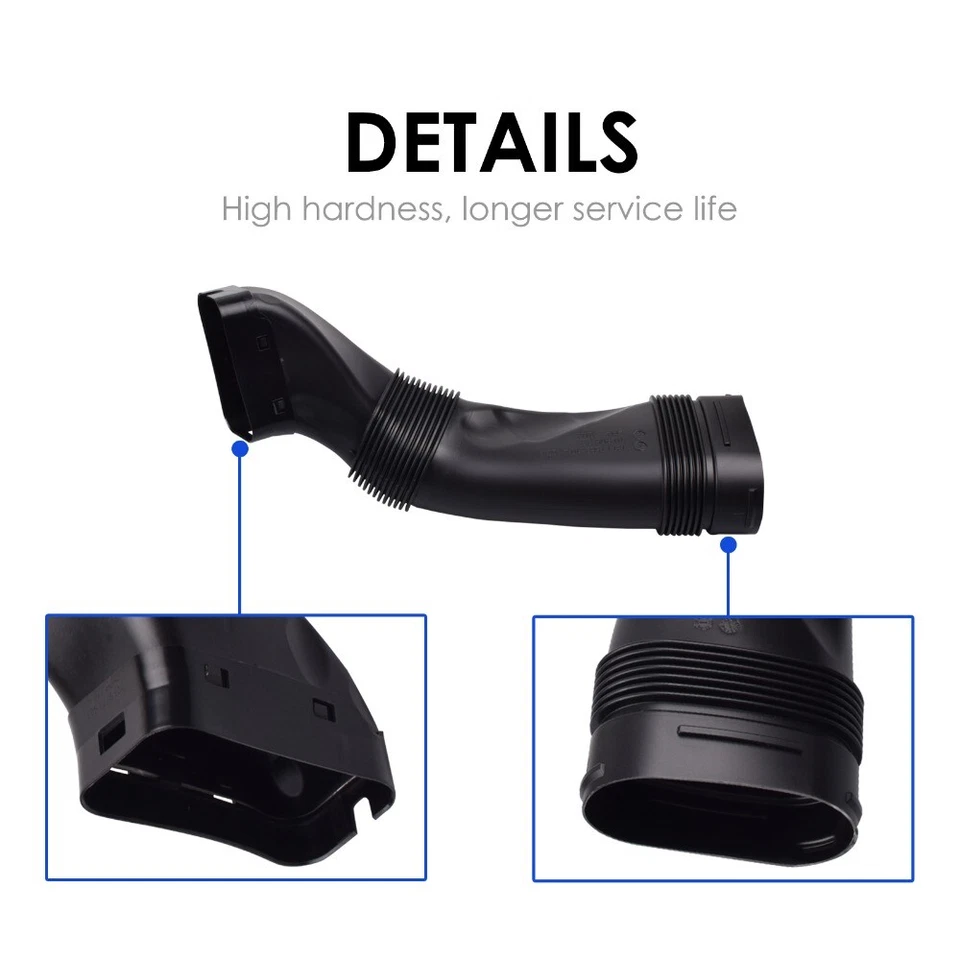 Mangueira de admissão de filtro de ar do motor compatível com 2011-2016 BMW 640i 740i 3.0L 13717582310 - Imagem 3 de 4