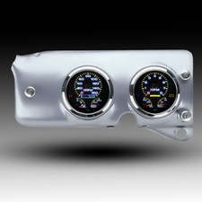 1947-1953 Chevy Truck Analog Gauge Cluster Replacementblack Faceplate Usa Made