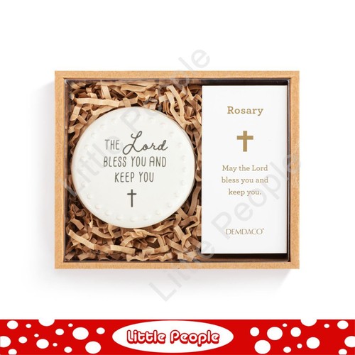 DEMDACO Baby - 10cm/4" Trinket Box & Rosary Tender Blessings - Picture 5 of 5
