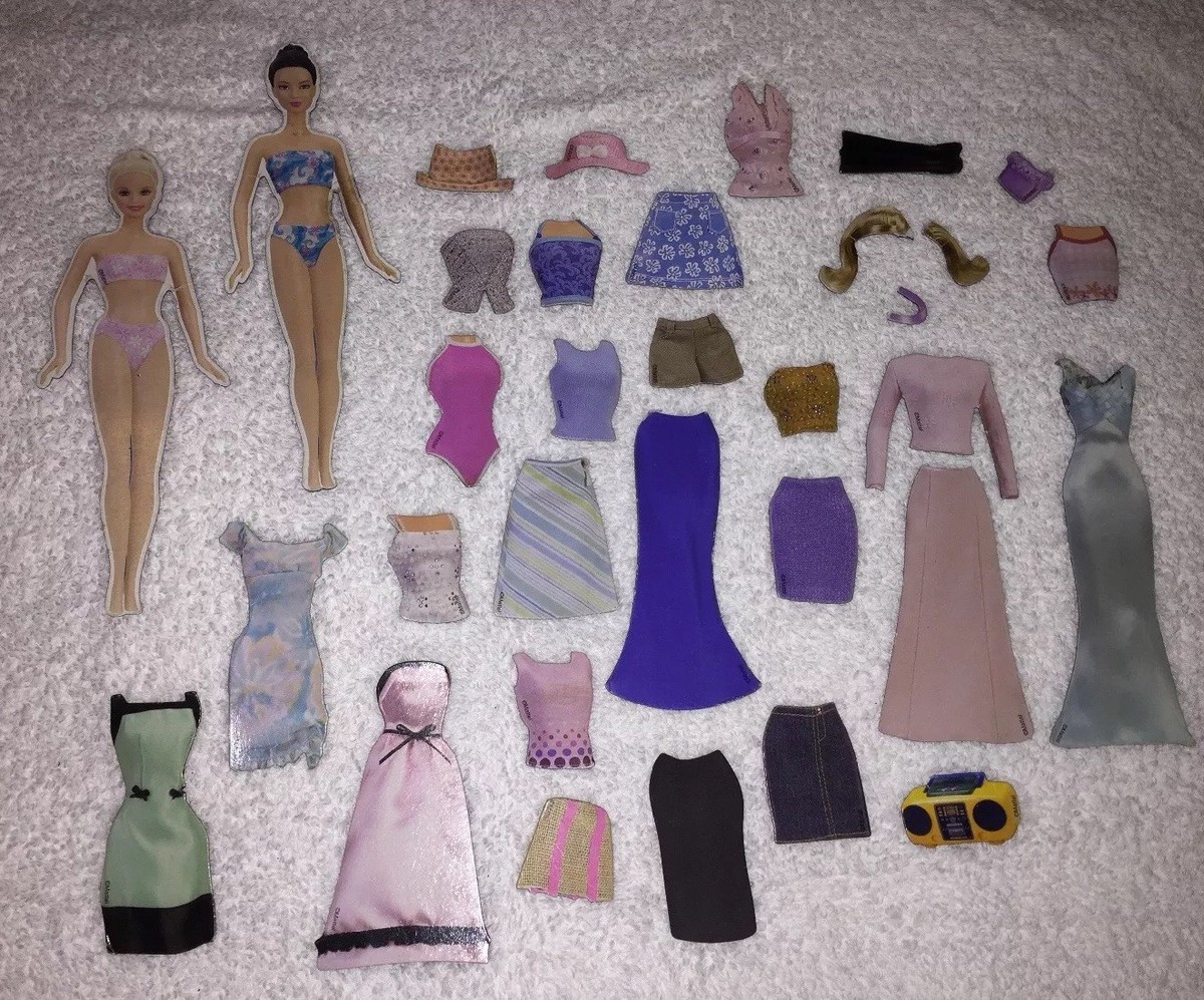 Barbie Magnetic Fashions Barbie Talking Magnetic Dress Up Barbie