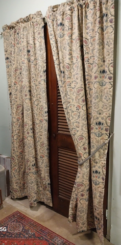 Par de cortinas vintage Ralph Lauren Provence - 84" de largo lavadas - algodón/forradas - Imagen 3 de 19