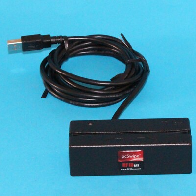 RF IDeas MS3-00M1AKU pcSwipe Enroll Magnetstreifen Kartenleser Track 1/2/3 USB