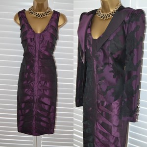 purple shimmer dress