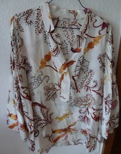 Schumacher Damenbluse Gr. 2, Seide, Cremewei�...