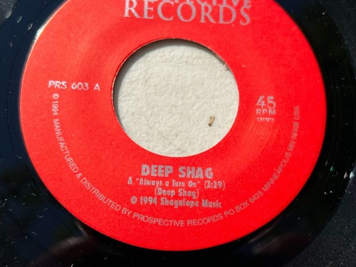 DEEP SHAG ALWAYS A TURN ON / HEY YOU USED VINYL 7" 45 SINGLE RECORD - Picture 4 of 8