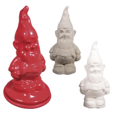 Gießform Gartenfigur Zwerg, aus Latex für Gießmasse Beton, Rayher