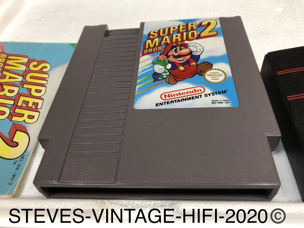 Super Mario Bros. 2 Nintendo NES (PAL) Cartridge + Manual NES-ME