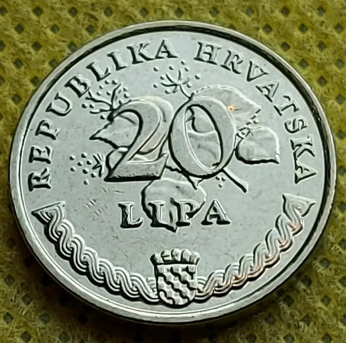 20 Lipa 2017. Croatian coin, 20 Lipa Croatian text - MASLINA ! - Picture 2 of 2