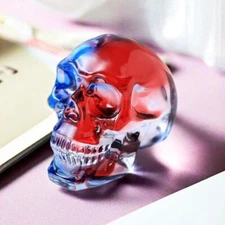 Transparent Skull Statue Decoration Handicraft Ghost Head Ornament