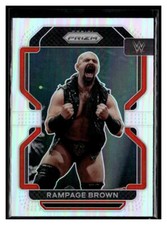 2022 WWE Panini Prizm #109 Rampage Brown Silver Prizm