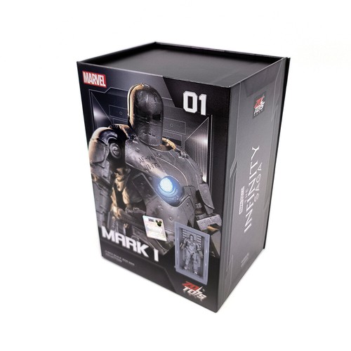 ZD TOYS Iron Man MARKIMarvel Avengers 4" Modellino MK1 Collezione Giocattolo - Foto 6 di 8