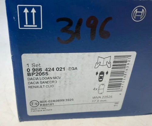 Original BOSCH brake lining 0 986 424 021 Dacia Renault - Picture 2 of 3