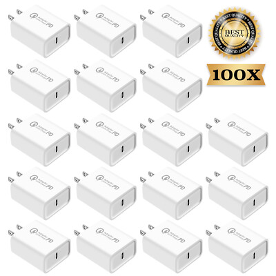 Wholesale Bulk 20W USB C Type C Power Adapter Fast Charger Block For Motorola