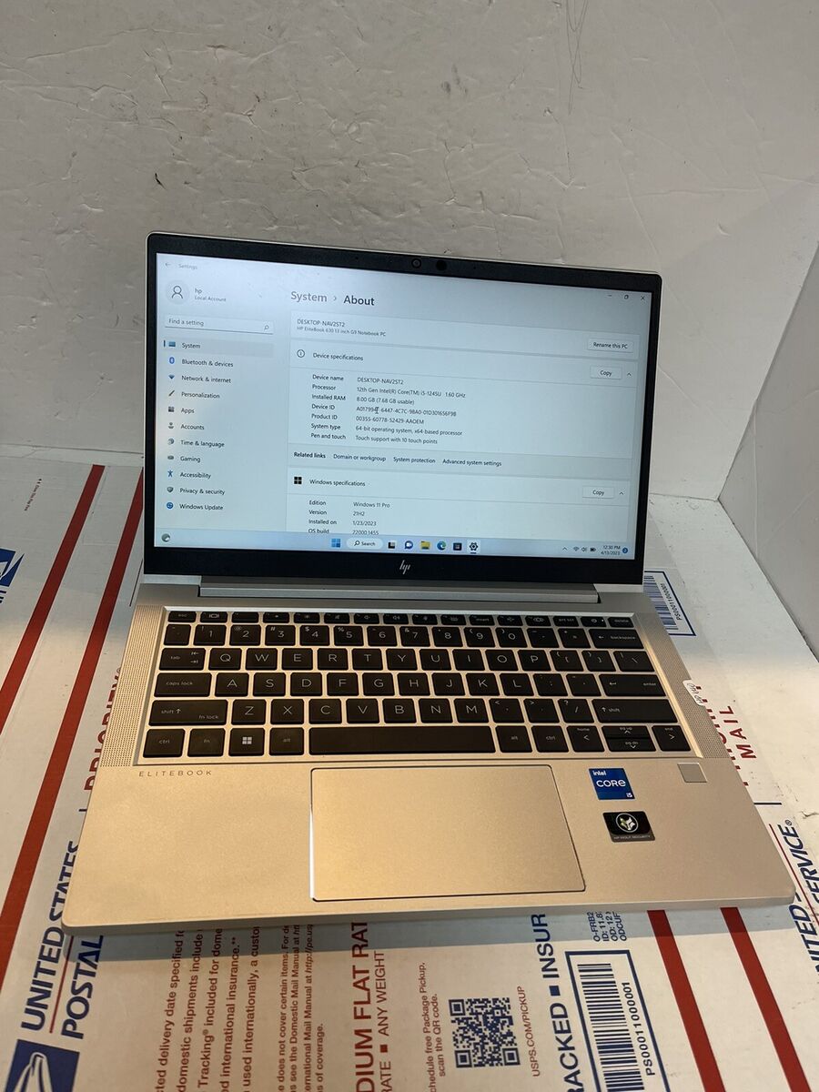 HP HP EliteBook 630 13 inch G9 i5 1245u 8gb ram 256GB HP HP EliteBook 630 13 inch G9 i5 1245u 8gb ram 256GB