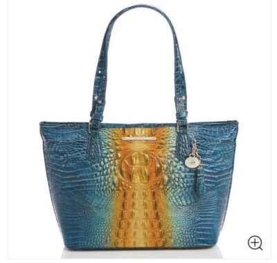 Brahmin Medium Asher Tote Bermuda Ombre Leather