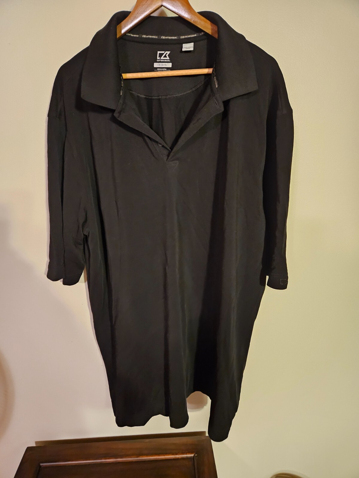 NEW Cutter and Buck, Drytec, Big and Tall, 3xlt, Black, Short Sleeve eBay