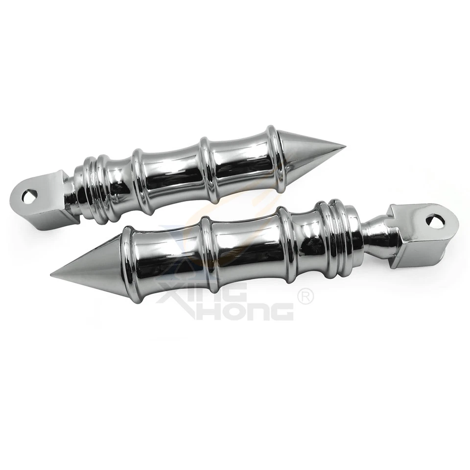 Для Honda Fury VT1300 Shadow Phantom Spirit cruiser Хромированный Шип Бамбуковая Подножка - Изображение 2 из 4