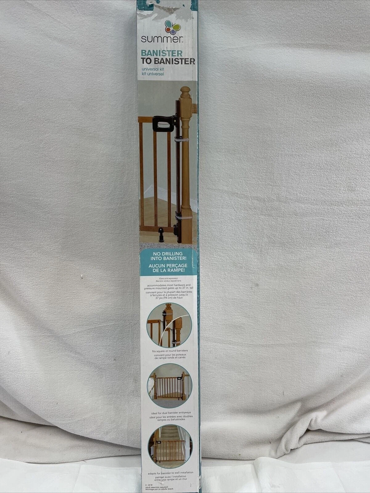 Summer Infant 36.75-in Brown Wood Safety Gate Extender #27573B
