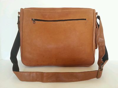 Sac Messenger En Cuir Véritable Du Népal - Ordinateur Portable Cross Body - Fait Main