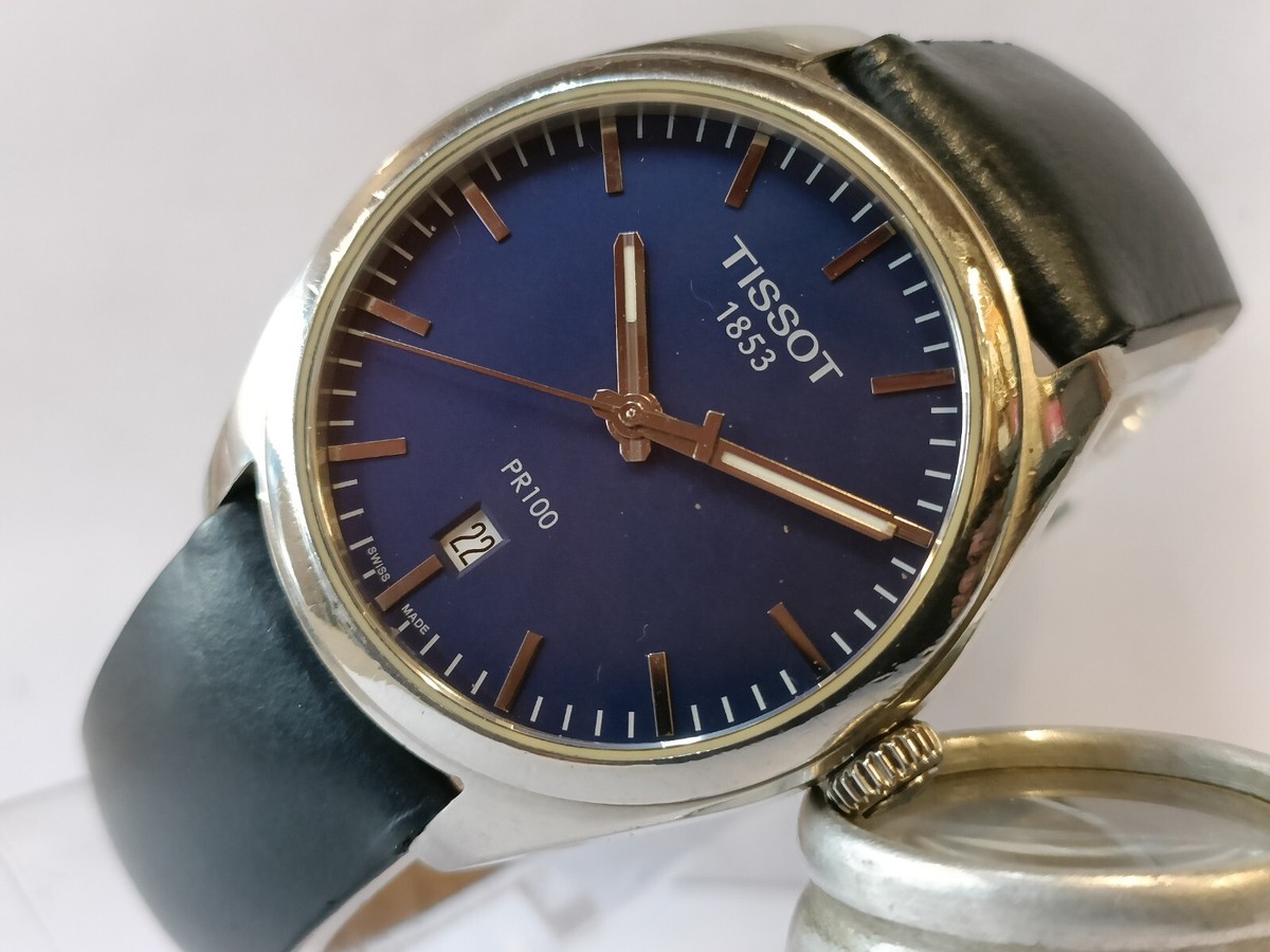 【良品】TISSOT PR100 T101410A クオーツ TISSOT PR100 QUARTZ T101410A SWISS MEN'S FULL WORKING, STRAP AFTER
