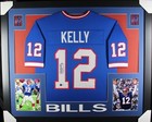 JIM KELLY Signed/Autographed Custom Jersey in 35x43 Frame - Beckett/BAS