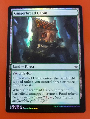 Collectible Trading Card Magic The Gathering Gingerbread Cabin Card -  Throne Of Eldraine Non-Foil Single Card Syr Ginger
