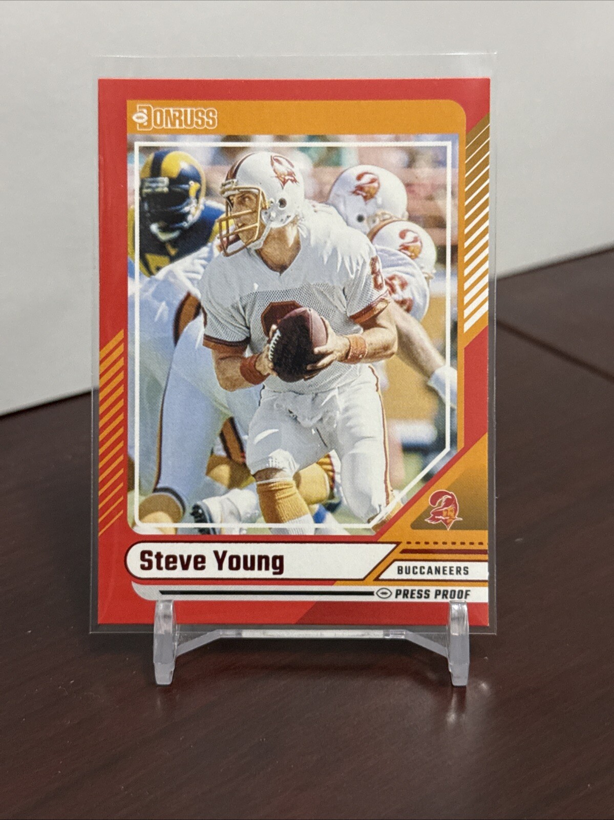 2024 Panini Donruss Steve Young #135 Red Press Proof HOF SP
