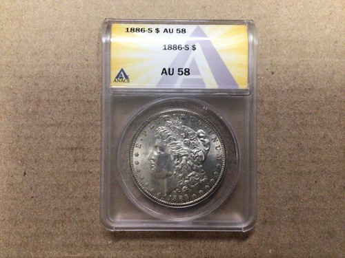 1886-S Morgan Dollar ANACS AU58 (275)