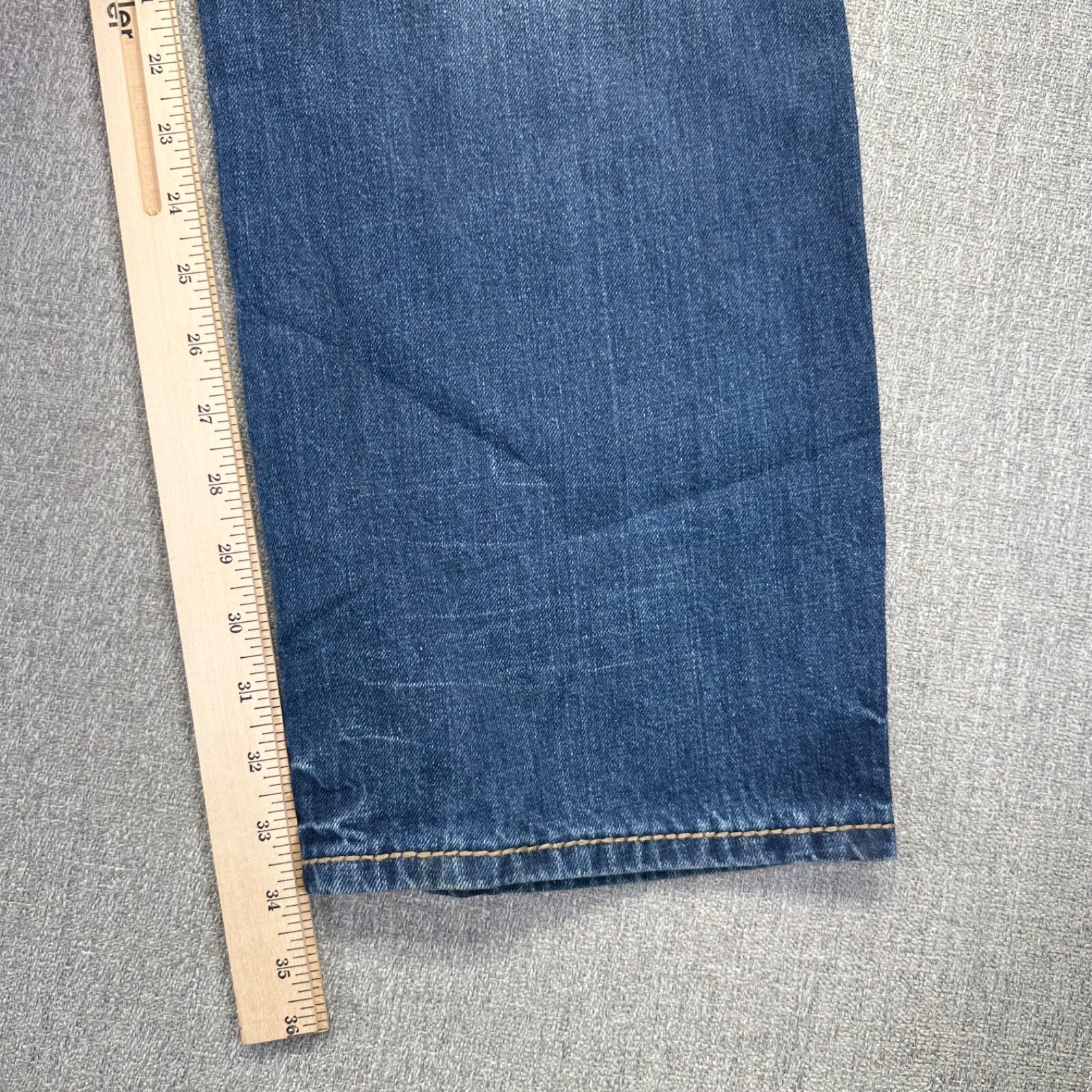 TK Axel Jeans Mens 36x34 Relaxed Straight Blue Faded Distressed eBay