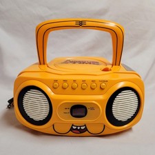 RARE 2012 Jazwares Adventure Time Jake CD Player Radio Cartoon Network Boombox