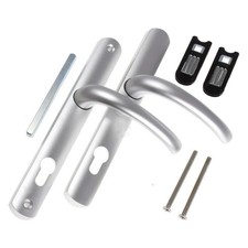 Yale Door Handle Standard Security for PVCu Doors 92 mm/215 mm Polished Chrome