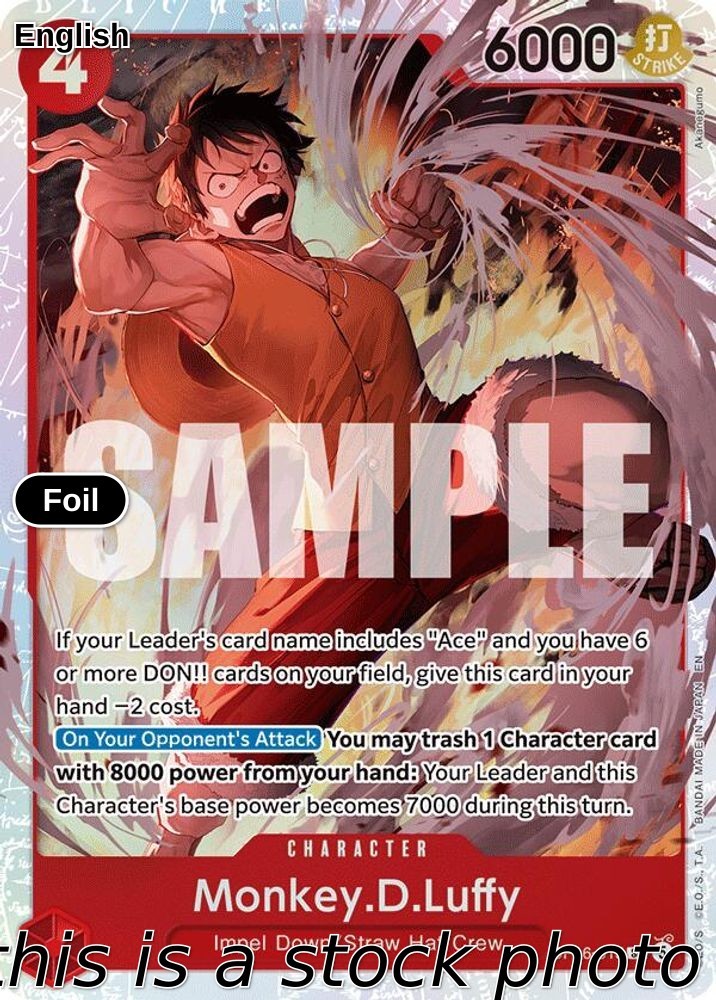 Monkey.D.Luffy [OP16 - OP16-015] Super Rare NM