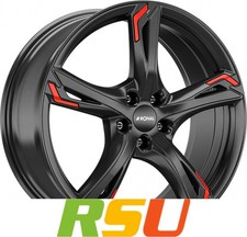 Ronal R62 Red jetblack 8.5x20" ET30 LK5 112 ML 76 Alufelgen 20 Zoll