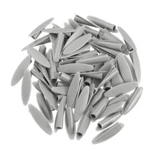 150Pcs 9mm Plastic Pocket Hole Plugs Slant Hole Caps for Wood Working, Grey
