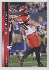 2021 Upper Deck CFL Red 63/165 Rene Paredes #116 0c6