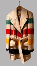 Gorgeous 1970s THICK vintage Hudson's Bay Point Blanket coat - Men's Large / 44R