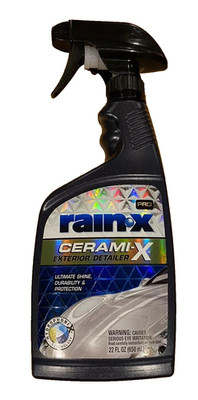 Rain X Cerami X Exterior Auto Detailer Shine & Protection Hydrophobic 22oz.