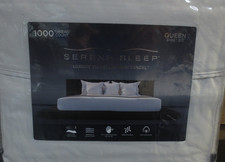 Serene Sleep 1000 Thread Count Sheet Sets - QUEEN SIZE - LIGHT GREY