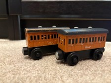 Wooden Railway Annie + Clarabel Carriage Thomas & Friend Train