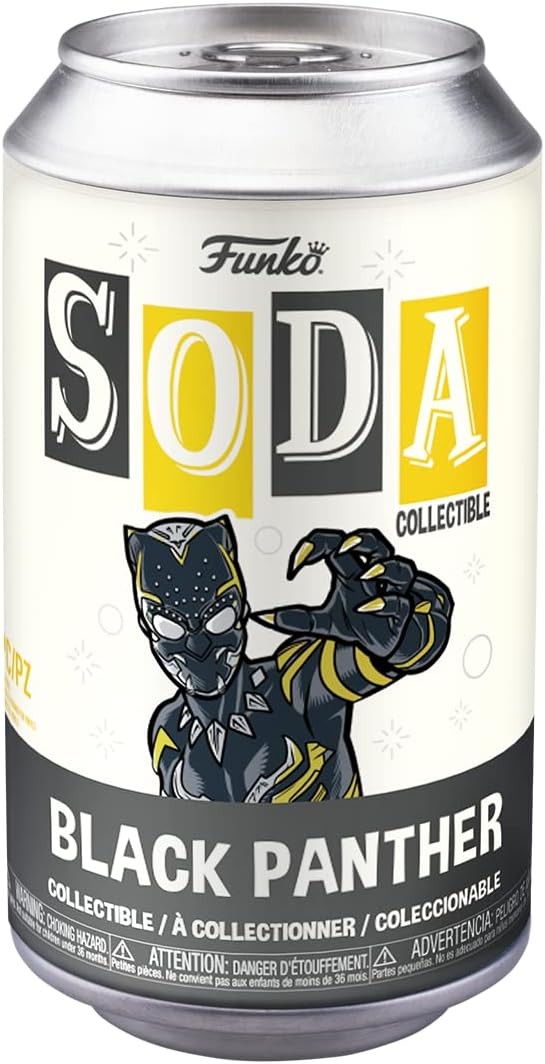 Funko Vinyl Soda: Black Panther Wakanda Forever - Black Panther with Chase (Styl thumbnail 4