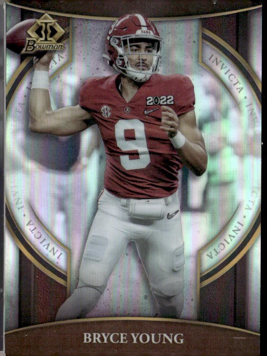2022 Bowman University Chrome #BI-1 Bryce Young Invicta