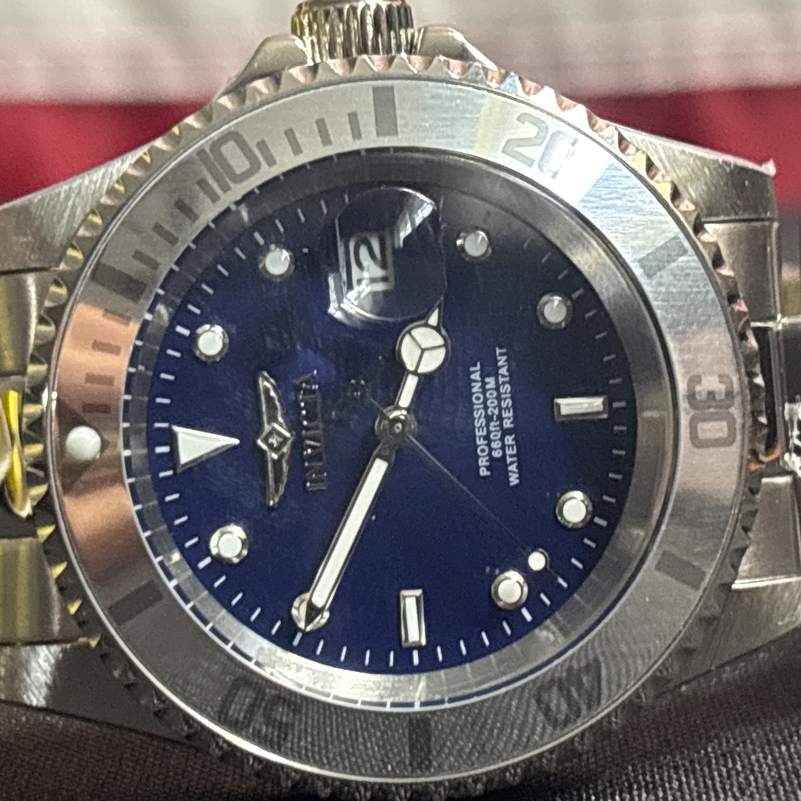 invicta pro diver 34023 Blue Dial 40mm Mens Watch Stainless Steel BndBrand New Pro Diver Never Worn Wt Box N Tag