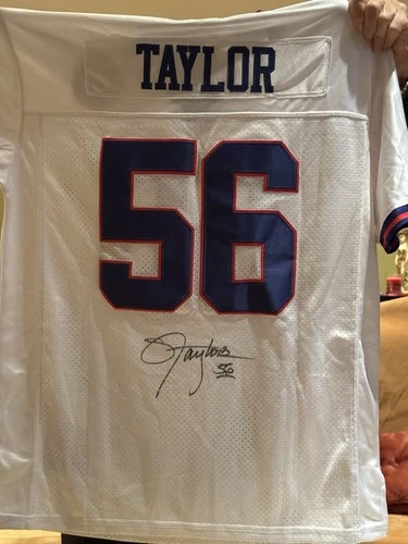 Lawrence Taylor Signed New York Giants Football Jersey #56 Original