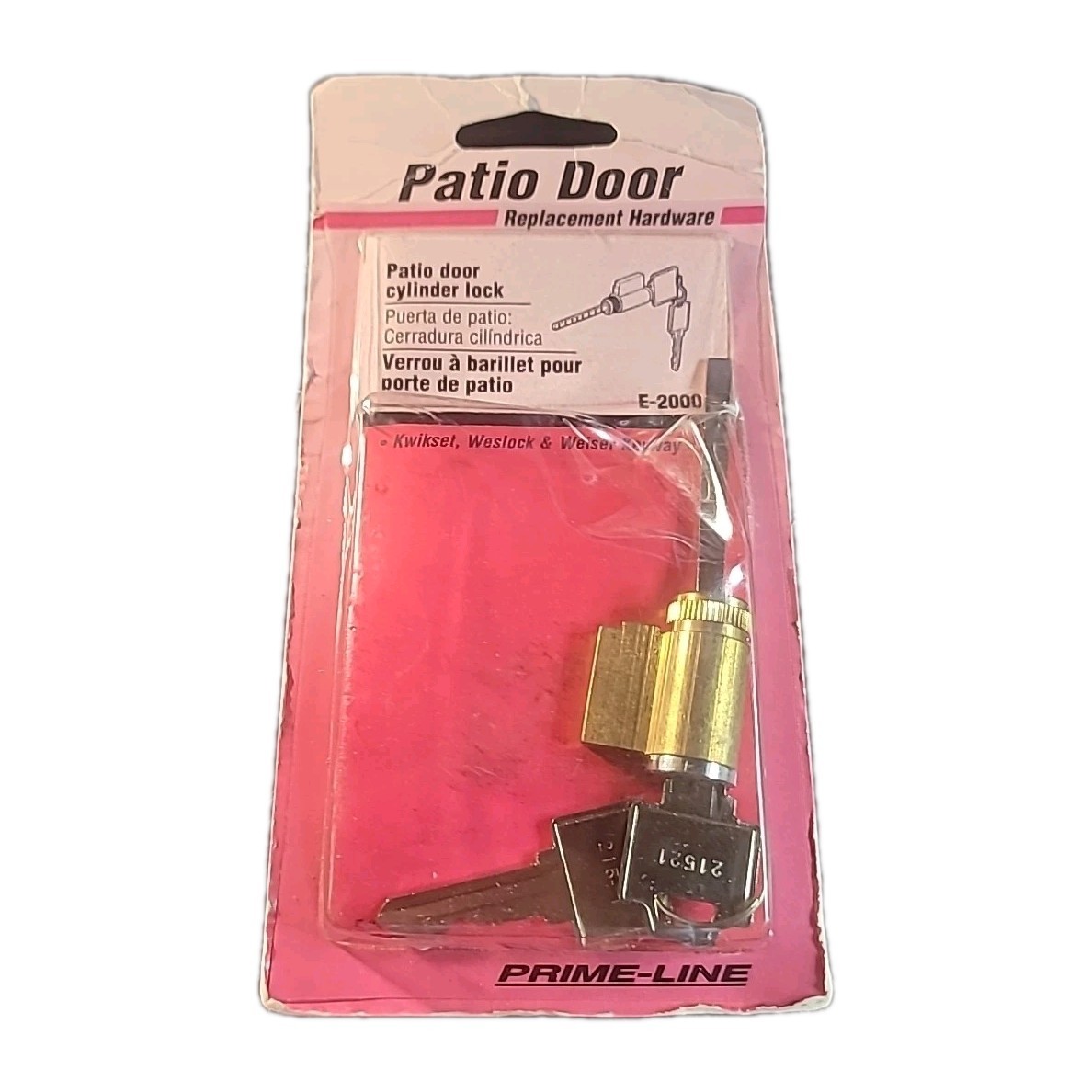 Prime Line E2000 Sliding Patio Door Lock Replacement Hardware