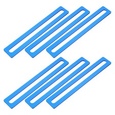 6 Pcs Dyslexia Aid Ruler Bookmarks for Students Coloured Reading Overlays