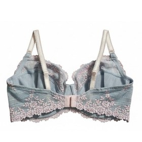 Wacoal Blue Pink Lace Full Figure Underwire Bra 38DD