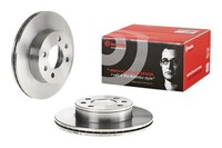 2X A.B.S. Bremsscheibe 09.9537.10 241Mm FüR Hyundai Accent 2 Lc Crdi